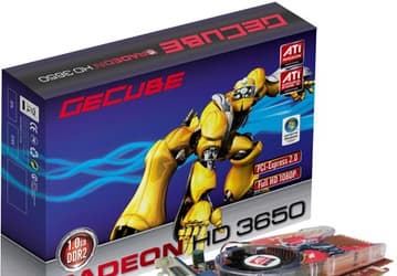 GECUBE выпускает видеоадаптеры серии HD3600 и 3400